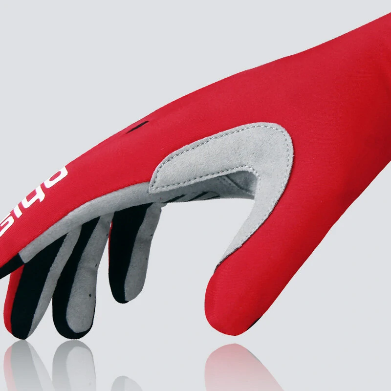 (image for) Giyo Wind Breaking Cycling Full Finger Gloves Touch Screen Anti-slip Bicycle Fabric Mittens MTB Road Bike Long Glove